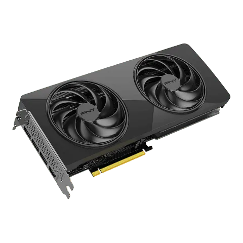 PNY GeForce RTX 5070 12Go Slim Dual Fan Overclocked, vue 9