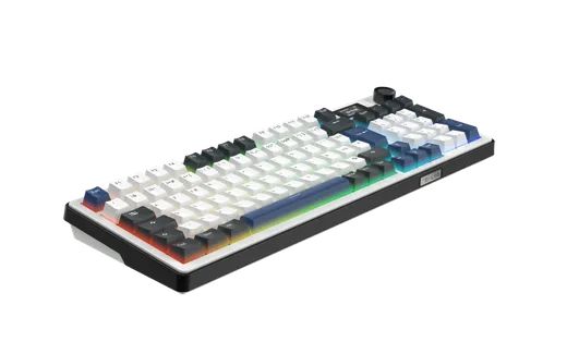 The G-LAB Keyz Elite 450 écran LCD - Mécanique - Sans-Fil - RGB - Blanc/Bleu, vue 9