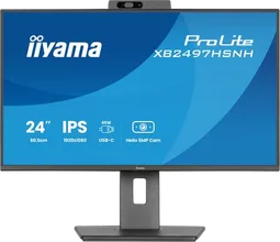 Iiyama Prolite XB2497HSNH-B1 - 23.8" FHD 100Hz RJ45 Pivot Webcam USB-C DOCK 65W