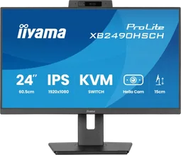 Iiyama Prolite XB2490HSCH-B1 - 23.8" FHD 120Hz Webcam USB-C 65W KVM