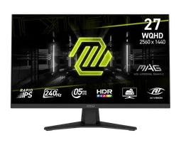 MSI MAG 274QF X24 - 27" QHD 240Hz Fast IPS 0.5ms FreeSync Premium