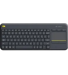 Logitech K400 Plus Touchpad - Membrane - Sans-Fil - Noir