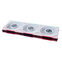 Lian-Li UNI FAN LCD TL120 120mm Blanc - kit de 3