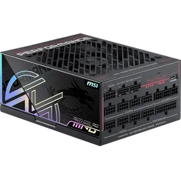 MSI ATX 1600W - 80 Plus Titanium - MPG Ai1600TS PCIE5 Noir