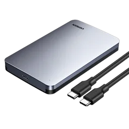 UGREEN USB-C 3.1 Gen 2 vers USB-C pour HDD et SSD - 2.5"SATA - 6To - 0.50m - Gris