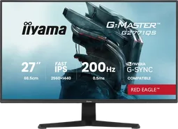 Iiyama G-Master G2771QS-B1 - 27" WQHD 200Hz Fast IPS 0.5ms G-Sync Adaptive Sync