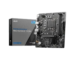 PRO H610M-E DDR4 - H610/LGA1700/DDR4/mATX
