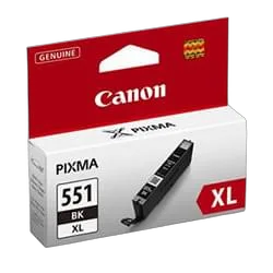 Canon CLI-551BK Noir XL, vue 1