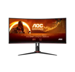 AOC CU34G2XP/BK 34" CURVE UWQHD 180Hz-Seconde Vie