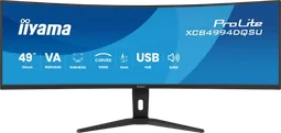 Iiyama ProLite XCB4994DQSU-B1 - 49" CURVE DQHD 120hz VA USB-C HUB HP Adapt Sync