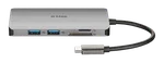 D-Link 8 Ports - USB-C vers HDMI/Eth/USB/USB-C/microSD/SD, miniature 3