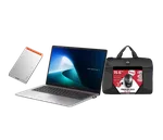Asus ExpertBook 15.6" Core 3 100U 16Go 256Go W11P + SSD externe 512GB + Sacoche et souris, miniature 1