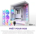 NZXT H9 Flow RGB+ Blanc - MT/Sans Alim/E-ATX, miniature 6