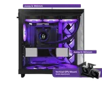 NZXT H6 Flow RGB Noir - MT/Sans alim/ATX, miniature 17