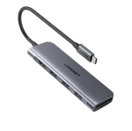 UGREEN 4 ports USB-C vers 4xUSB 3.0 A - 0.15m - Gris, miniature 1