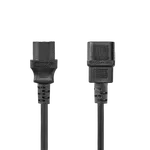Nedis Rallonge IEC C14 vers IEC C13 - 2m - Noir, miniature 3