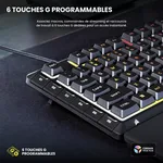Corsair Skiff 100 Plus - Membrane - Filaire - RGB - Noir, miniature 8