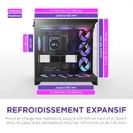 NZXT H9 Flow RGB Noir - MT/Sans Alim/E-ATX, miniature 10