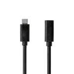 Nedis Câble USB-C 3.2 mâle/femelle - 60W - 2m - Noir, miniature 3