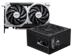 MSI RTX 5060 8G VENTUS 2X OC + MPG A1000GS PCIE5, miniature 1