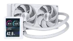 Corsair NAUTILUS II 240 RS LCD - 240mm - Blanc, miniature 1