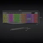 Advance R-Type Wireless - Membrane - Sans-Fil - RGB - Noir, miniature 8