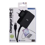 T'nB Chargeur universel USB-C - 45W - 1.8m - Noir, miniature 2