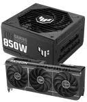 Asus PRIME 9070 16G EVO OC + TUF GAMING 850G, miniature 1