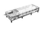 Alphacool Core Flat Reservoir 360 Right D5/VPP - Ss pompe, miniature 1