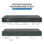T'nB Station d'accueil 5K (ou Dual 4K) DisplayLink - 14 en 1, miniature 2