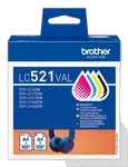 Brother Cartouche d'encre LC521 - 4 couleurs, miniature 1