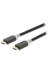 König Câble USB-C 3.1 mâle/mâle - 1m - Anthracite, miniature 1