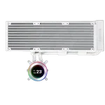 Lian-Li Hydroshift II LCD-C 360 Fanless ARGB Blanc, miniature 1