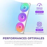 NZXT F420RGB Core Fan (Single Frame) - Blanc, miniature 8