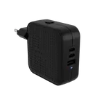 Targus Chargeur de voyage GaN 70W 2xUSB-C + USB-A - 3 ports - Noir, miniature 1