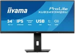 Iiyama XUB3493WQSU-B6 - 34" UWQHD 120Hz IPS PIP FreeSync, miniature 3