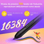 XPPEN Deco  640 IT640 - 5080LPI 6" Noir, miniature 5