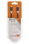 König Câble USB-C 3.1 mâle/mâle - 1m - Anthracite, miniature 2
