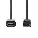 Nedis Câble Displayport 1.2 vers HDMI 1.2 mâle/mâle - 1m, miniature 2