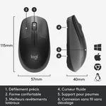 Logitech M190 - Sans-Fil - Gris Charbon, miniature 8