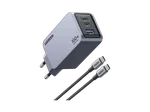 UGREEN Chargeur secteur 100W 3 ports + Câble USB-C - 1,5m, miniature 1