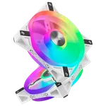 Corsair Kit de trois ventilateurs QL120 RGB Blancs 120mm - CO-9050104-WW, miniature 5
