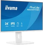 Iiyama ProLite XB2497HSN-W1 - 24" FHD 100Hz IPS USB-C Dock RJ45 Pivot HP Blanc, miniature 3