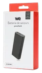WE Batterie Externe 20000mAh 3 ports - 1 port USB C/2 USB A Noir, miniature 3