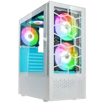 Kolink Observatory MX Glass ARGB Blanc - MT/Sans Alim/ATX, miniature 1