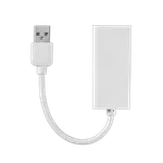 Nedis Adaptateur USB 2.0 vers RJ 45 - Blanc, miniature 2