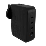 Targus Chargeur de voyage GaN 145W 3xUSB-C + USB-A - 4 ports  - Noir, miniature 1
