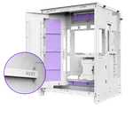 NZXT H9 Flow RGB+ Blanc - MT/Sans Alim/E-ATX, miniature 12