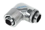 Alphacool Fitting 13/10mm - 90° rotatif - G1/4" - Chrome, miniature 1