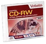 CDRW 74min certifié 16-24X, vue 1